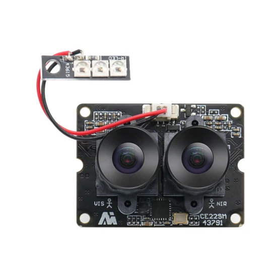 UVC Ov2710 Sensor CMOS 0,5lux Baixa iluminação 1080P USB Módulo de câmera de lente dupla para medição 3D